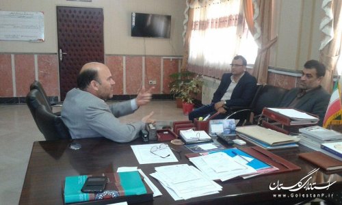 دیدار مدیر کل حج و زیارت استان گلستان با فرماندار ترکمن 