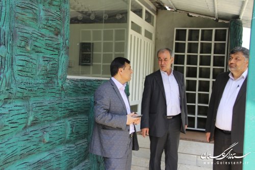 بازدید فرماندار گرگان از پروژه های عمرانی آموزش و پرورش در سطح شهرستان