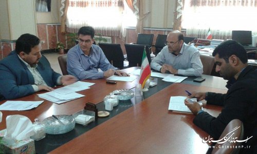 جلسه هماهنگی ارائه طرحهای پیشنهادی شهرستان جهت اخذ تسهیلات برگزار شد