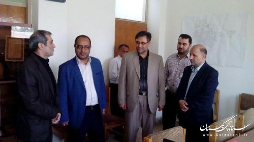 دیدارفرماندارونماینده مردم درمجلس بارئیس دادگستری ودادستان علی آباد کتول