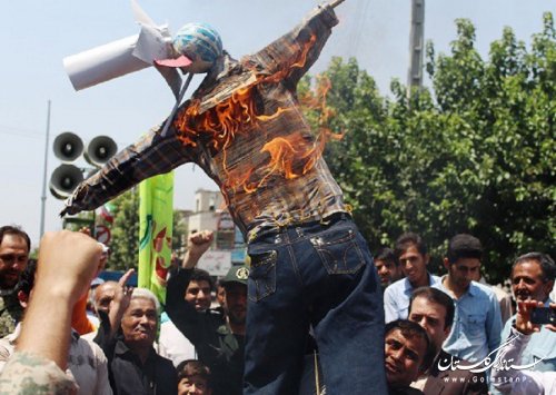 فریاد بلند آزادی قدس شریف در آسمان شهرستان گالیکش طنین انداز شد