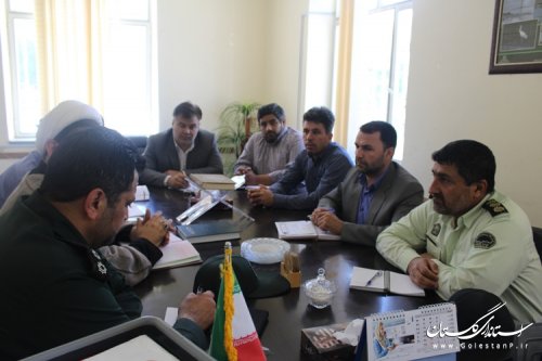 جلسه برنامه ریزی بزرگداشت دهه کرامت شهرستان مراوه تپه برگزار شد .