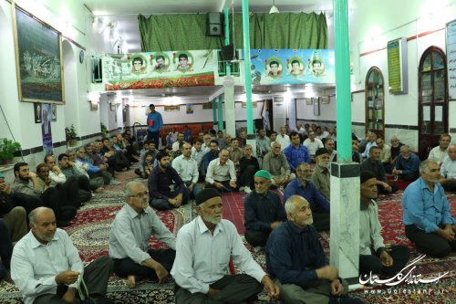 بازدید فرماندار شهرستان آزادشهر از پروژه های عمرانی روستای رودبار 