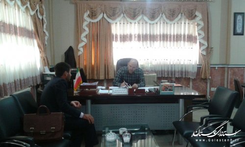 ملاقات مردمی فرماندار شهرستان  ترکمن برگزار شد