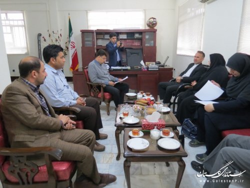نشست نماینده، فرماندار گالیکش و دکتر رحمانی مدیرکل بهزیستی گلستان
