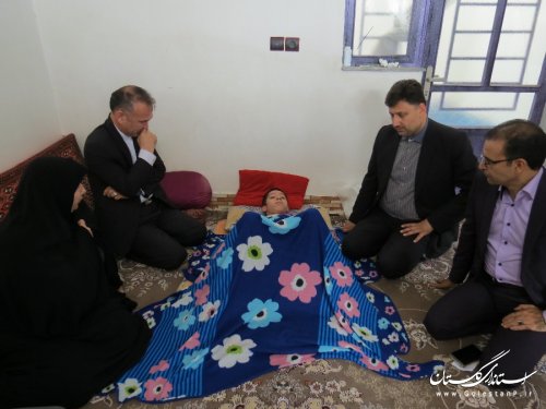 نشست نماینده، فرماندار گالیکش و دکتر رحمانی مدیرکل بهزیستی گلستان
