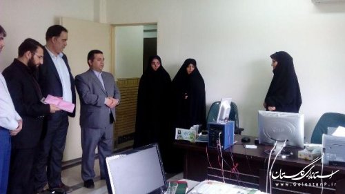 تقدیربسیج کارمندان از همکار خانم فرمانداری به مناسبت هفته عفاف وحجاب