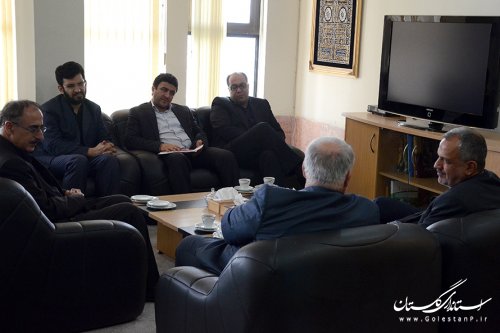 دیدار استاندار گلستان با وزیر اسبق فرهنگ و ارشاد اسلامی