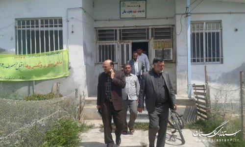 بازدید فرماندار شهرستان ترکمن از روستای قره قاشلی