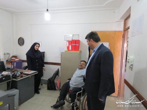 دیدار مهندس صادقلو فرماندار شهرستان رامیان از بهزیستی
