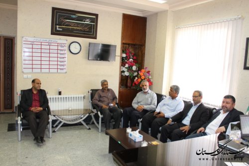 اولین دیدار سرپرست شهرداری نگین شهر با فرماندار شهرستان آزادشهر