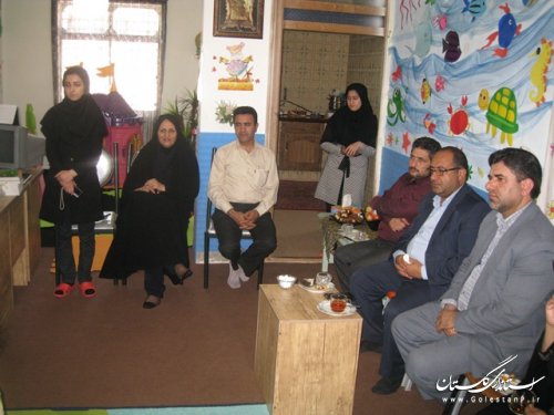 افتتاح مهدکودک با حضورفرماندارعلی آباد کتول