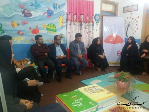 افتتاح مهدکودک با حضورفرماندارعلی آباد کتول