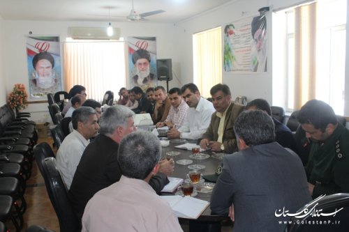 تشکیل جلسه کمیته مردمی اقتصاد مقاومتی شهرستان مراوه تپه