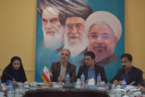 تشکیل سومین جلسه کارگروه سلامت و امنیت غذایی شهرستان