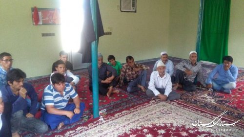 نشست صمیمی بخشدار گلیداغ  با اهالی روستای چشمه لی