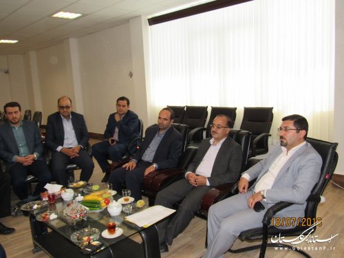 دیدار مدیرکل تعاون، کار ورفاه اجتماعی استان با فرماندار گمیشان