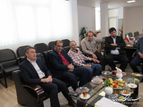 دیدار مدیرکل تعاون، کار ورفاه اجتماعی استان با فرماندار گمیشان