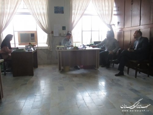بازدید فرماندار ترکمن از اداره بهزیستی شهرستان