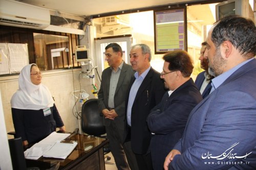 فرماندار گرگان به طور سرزده از بیمارستان حکیم جرجانی بازدید کرد