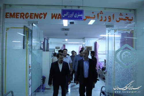 فرماندار گرگان به طور سرزده از بیمارستان حکیم جرجانی بازدید کرد