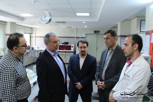 فرماندار گرگان به طور سرزده از بیمارستان حکیم جرجانی بازدید کرد