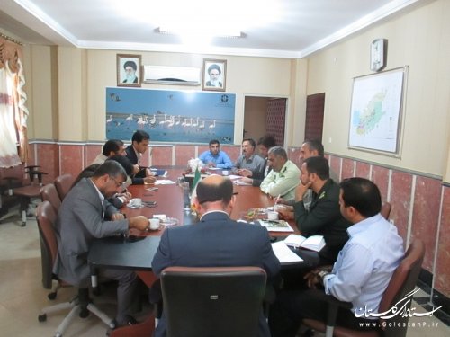 جلسه هماهنگی رفع مشکل برق بازارچه ساحلی شهرستان ترکمن برگزار شد