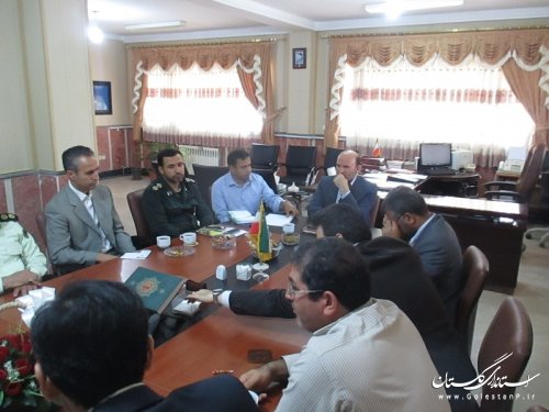 جلسه هماهنگی رفع مشکل برق بازارچه ساحلی شهرستان ترکمن برگزار شد