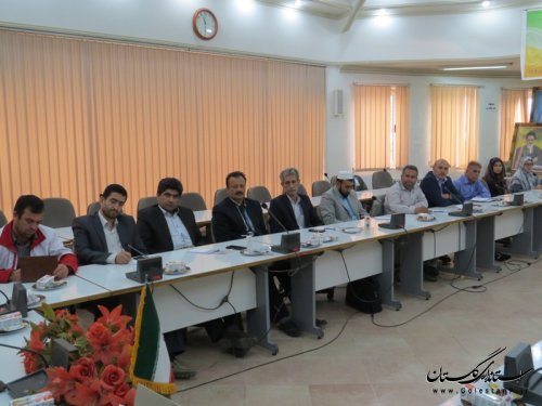 جلسه هماهنگی ستاد اجرایی خدمات سفر شهرستان آق قلا برگزار شد