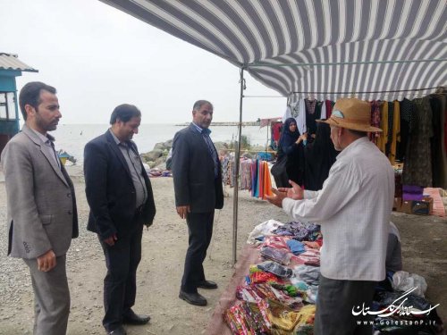 فرماندار بندرگز بصورت سرزده از طرح سالمسازی دریا بازدید کرد