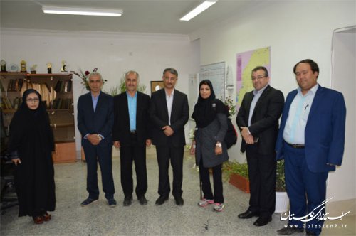 دیدار فرماندار ویژه شهرستان گنبدکاووس با تنها بانوی پارالمپیکی استان گلستان