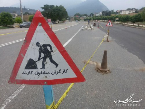 آغاز عملیات اجرایی بلوار خیابان امام خمینی (ره) نوده خاندوز