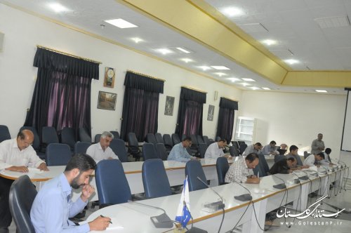 مسابقه کتابخوانی ویژه نگهبانان شرکت آب منطقه ای گلستان برگزار شد