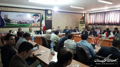 چهارمین جلسه شورای اداری شهرستان ترکمن برگزار شد