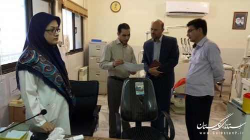 بازدید فرماندار ترکمن از درمانگاه تامین اجتماعی شهرستان