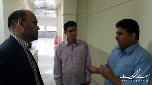 بازدید فرماندار ترکمن از درمانگاه تامین اجتماعی شهرستان