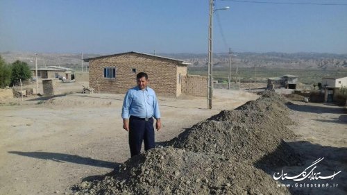 بخشدارمرکزی مراوه تپه از روستای قربان پیکار و قره گل کله بازدید کرد 