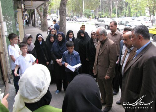 نمايشگاه آثار رضوي با عنوان در آستان بيكران در گرگان گشايش يافت