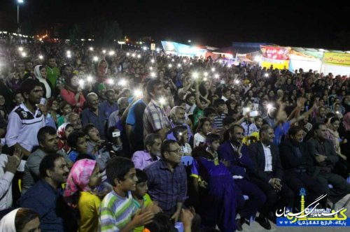 جشن دهه کرامت در ساحل بندرگز برگزار شد