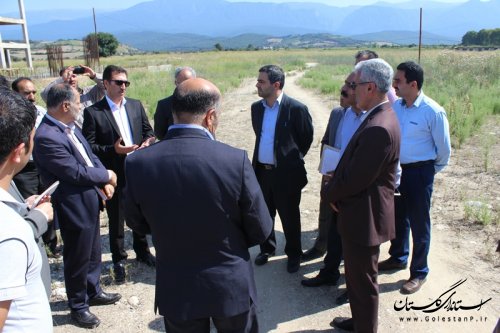 بازديد نماينده گرگان و آق قلا در مجلس از دو پروژه عمراني راه و شهرسازي