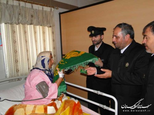 خادمان امام رضا (ع) مورد استقبال مردم و مسوولان بندرگز قرار گرفتند