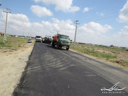 بازدید فرماندار ازاجرای پروژه های عمرانی چند روستای بخش مرکزی آق قلا