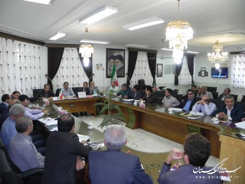 توزیع اعتبارات تملک دارایی های سرمایه ای سال 95 در مینودشت