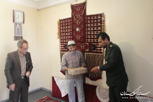 دیدار مسئولان شهرستان مراوه تپه با آزادگان و جانبازان