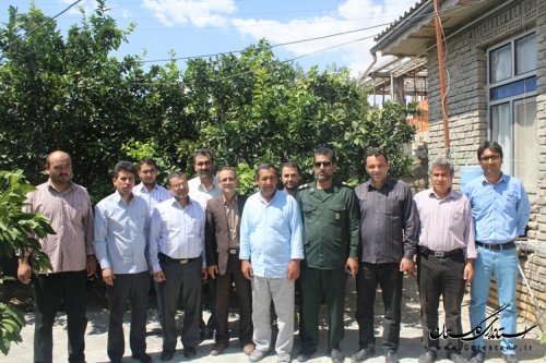 دیدار مسئولان شهرستان مراوه تپه با آزادگان و جانبازان