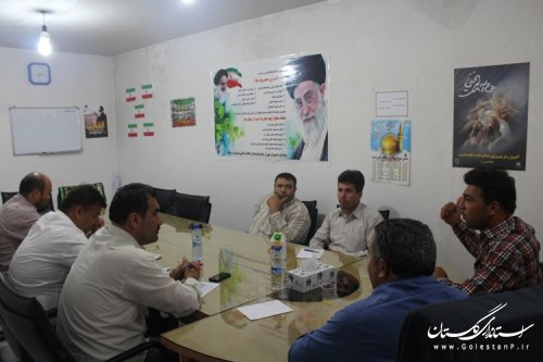 نشست مشترک فرماندار و اعضای شورای اسلامی شهر مراوه تپه