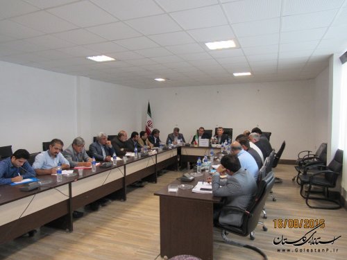 جلسه بررسی راهکارهای توسعه اقتصادی شهرستان گمیشان
