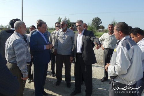 بازدید معاون سیاسی استانداراز پروژه دوخطه کردن راه آهن شمال شرق 2