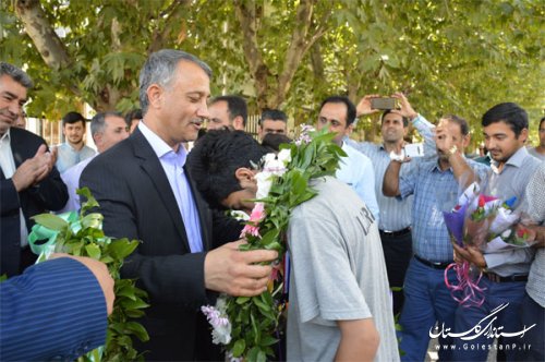 گنبدی ها از چهار نوجوان مدال آور خود در مسابقات آسیایی استقبال کردند