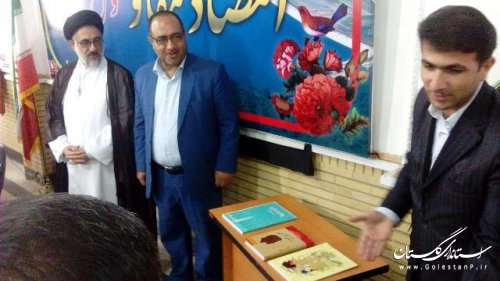 با حضور فرماندار علی آبادکتول از سه جلد کتاب رونمایی شد